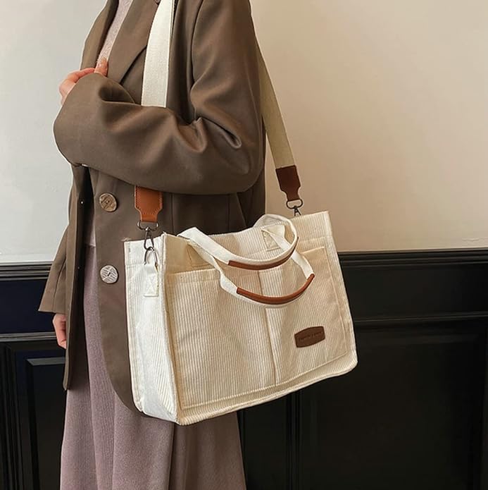 Luxe Borsa Canvas Tote Bag